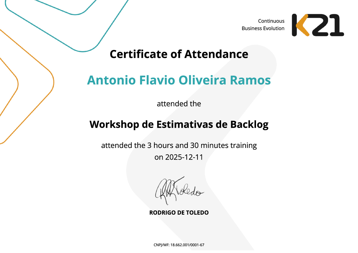 Certificado K21